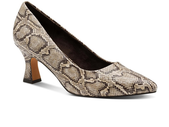 Marco Tozzi 2-22420-42 459 - Dune Snake Print pattern on white background