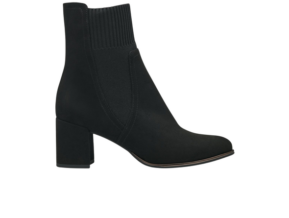 Marco Tozzi 2-25392-41 001  Black ankle boot on white background