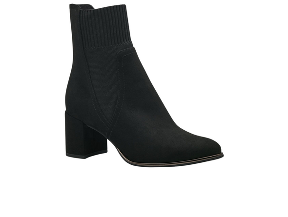 Marco Tozzi 2-25392-41 001  Black ankle boot on white background