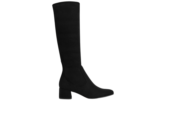 Marco Tozzi 25524-43-001 - Black knee-high boot on a white background
