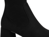Close-up of Marco Tozzi 25524-43-001 - Black knee-high boot with visible stitching on a white background