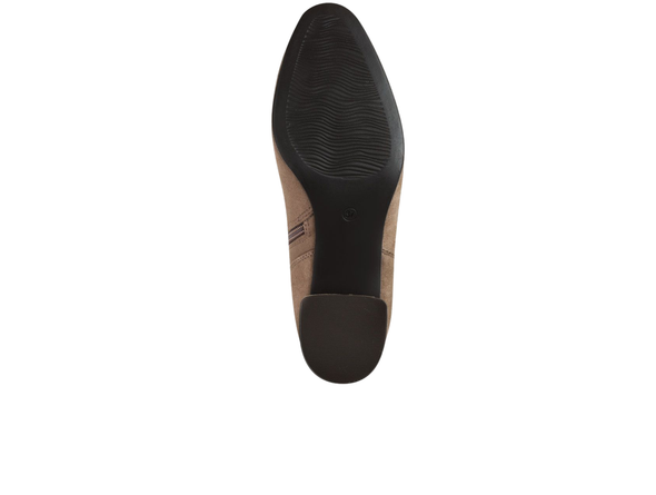 Marco Tozzi 25524-43-270 - Stone knee high boot sole view on a white background