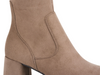 Close-up of Marco Tozzi 25524-43-270 - Stone knee high boot on a white background