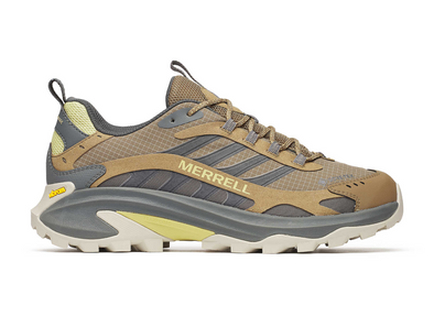 Merrell J038325 Moab Speed 2 GORE-TEX® - Cairn laced hiking shoe on a white background. 