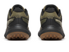 Merrell Nova 4 WP J068397 - Green and black laced hiking shoe on a white background back view