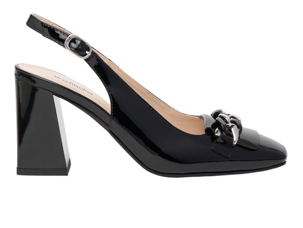 NeroGiardini E409490D 100 in Black Patent outer view