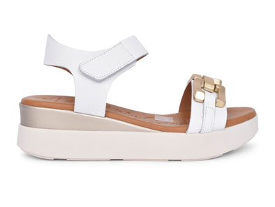 Oh! My Sandals 5419 in White outer view