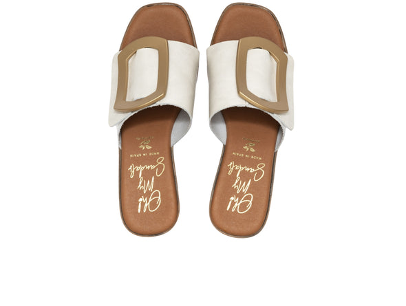 Oh! My Sandals Jana 5394 in Cream top view