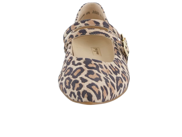 Paul Green 1022-207 Ballerina - Leopard Print