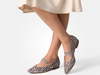 Paul Green 1022-207 Ballerina - Leopard Print
