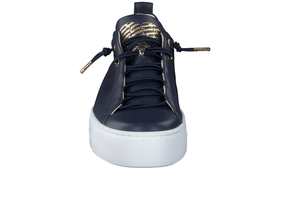 Paul  Green Super Soft 5017-018 - Navy Gold high-top sneaker