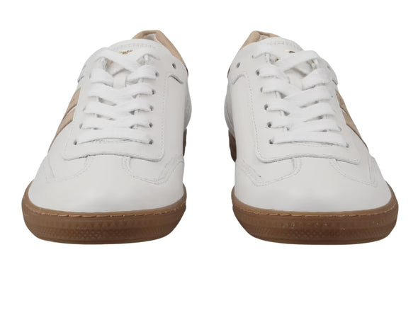 Paul Green 5350-015 Sneaker in White Sabbia front view