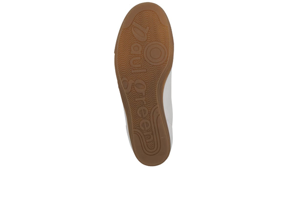 Paul Green 5350-015 Sneaker in White Sabbia sole iew