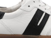 Paul Green 5350-085 Sneaker in White Black upper view