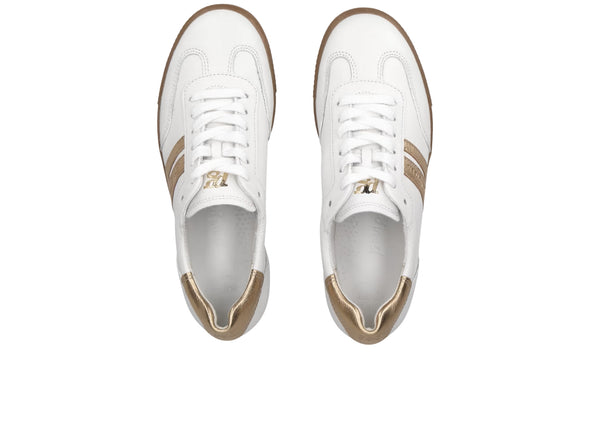 Paul Green 5350-196 Sneaker in White Gold topview