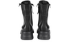 Paul Green 8216-048 - Black leather boots back view white background