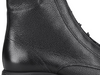 Paul Green 8216-048 - Black leather boot close up on white background