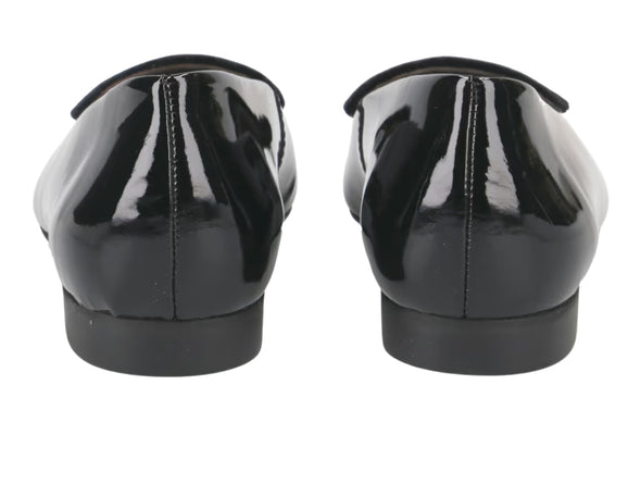 Paul Green Super Soft Ballerina 3792-126 in Black Patent back view