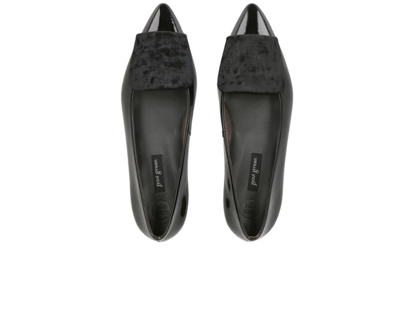 Paul Green Super Soft Ballerina 3792-126 in Black Patent top view