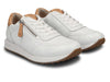 Paul Green Super Soft Sneaker 4085 048 in White  Tan Upper  view