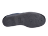 Rohde 2516 50 - Blue bootie slipper with fur lining on whit background. sole view
