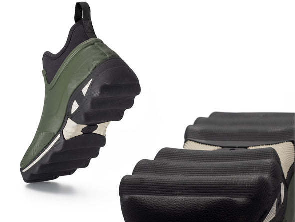 Rouchette Ladies Bottillon - Khaki sole 2