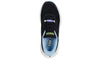 Skechers 129400 Slip-ins: Max Cushioning Glide-Step - Black Blue top view