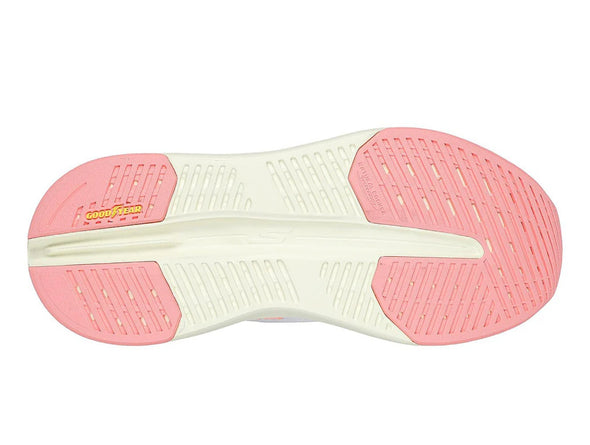 Skechers 129400 Slip-ins: Max Cushioning Glide-Step - White Pink sole view