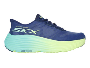 Skechers 129473 Slip-ins: Max Cushioning Endeavour - Hallandale - Navy Lime outer view