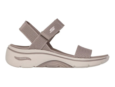 Ladies Sandals Skechers Taupe Sandals Skechers Reggae Grazer TPE