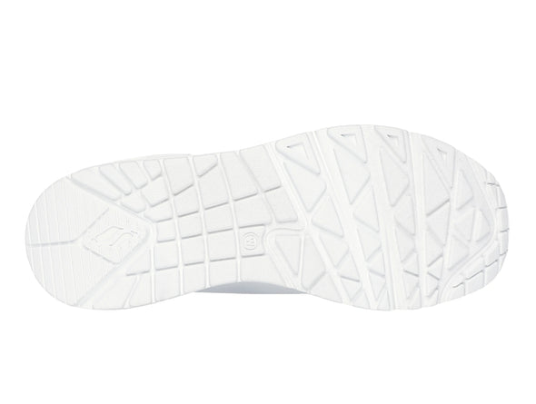 Skechers 155196 Street™ Uno - Shimmer Away - White Silver sole view