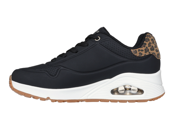 Skechers 177093 UNO - Jungle Nite - Black Leopard inner
