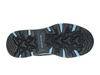 Skechers 180119 Waterproof Relaxed Fit: Trego - Trail Destiny - Navy Grey waterproof walking sneaker, laced with a  grey sole on a white background sole view