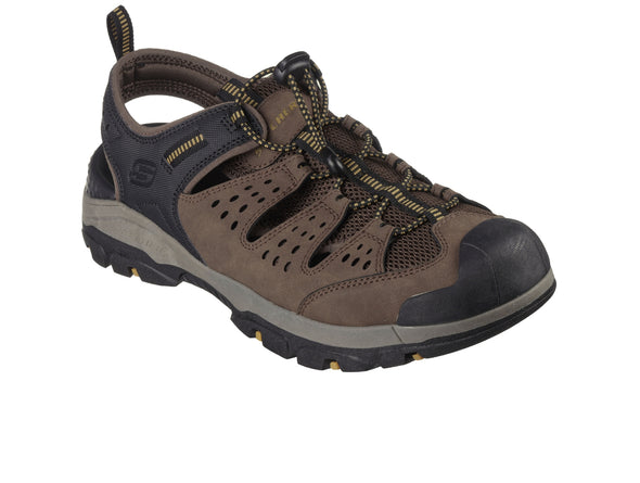 Skechers 205113 Relaxed Fit®: Tresmen - Menard in Brown Black upper view
