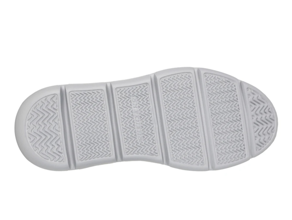Skechers 205353 Garza Duran - Navy sneaker with white sole on a white background sole view 