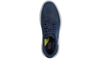 Skechers 205353 Garza Duran - Navy sneaker with white sole on a white background 