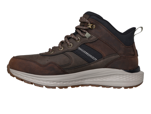 Skechers 211182 Slip-ins Waterproof Relaxed Fit: Slade Ultra - Turner - Red Brown hiking boot on a white background inner view