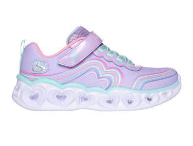 Skechers 302689L Heart Lights® - Retro Hearts in Lavender Multi outer view