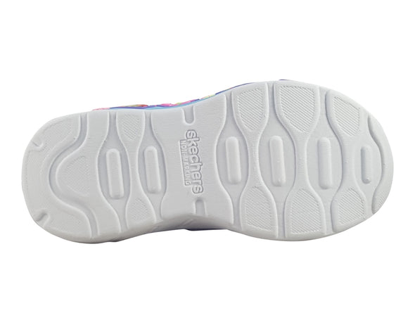 Skechers 303158N Play Scene - Fun Squad - Purple Multi sole view