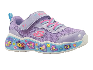Skechers 303158N Play Scene - Fun Squad - Purple Multi upper view