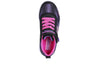 Skechers 303387L Dynamic Tread Journey Time in Black Hot Pink top view