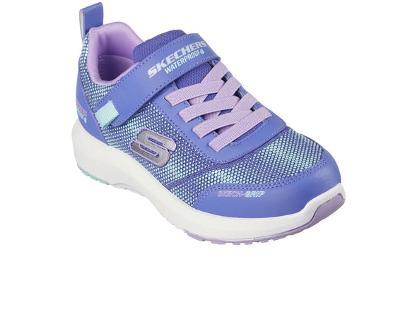 Skechers 303387L Dynamic Tread Journey Time in Blue Lavender Upper view