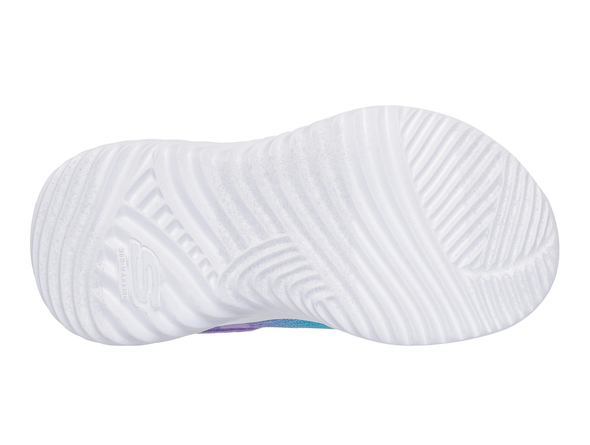 Skechers 303452N Waterproof: Bounder - Hydra Cool - Lavender Multi sole with a textured pattern on a white background
