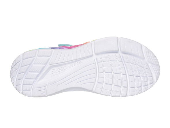 Skechers 303721L Rainbow Cruisers in Turquoise Multi sole view