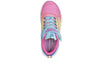 Skechers 303721L Rainbow Cruisers in Turquoise Multi top view