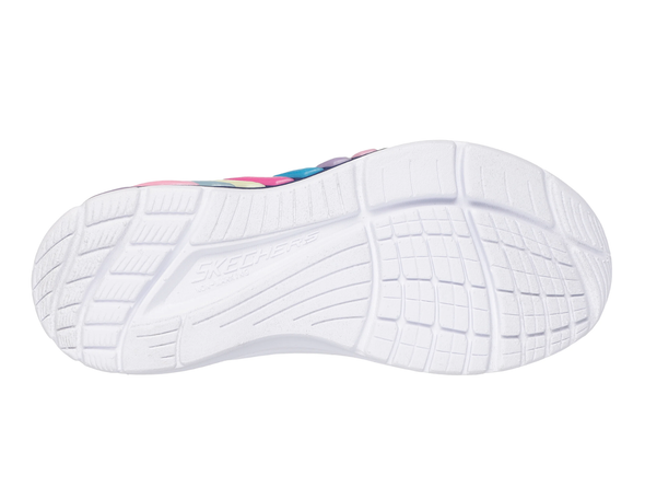 Skechers 303722L S-Lights: Rainbow Cruisers - Rainbow Reflectin - Navy Multi