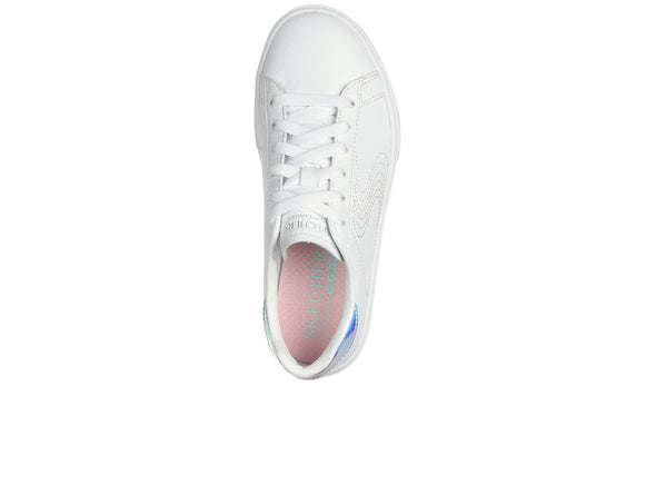 Skechers 310097L Eden LX - Magical Dream in White Silver top view