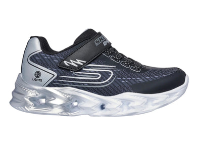 Skechers 400604L S-Lights: Vortex 2.0 - Quantroid - Black Silver outer view