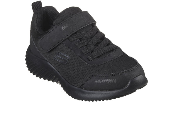 Skechers 403739 Bounder - Dripper Drop in Black upper view