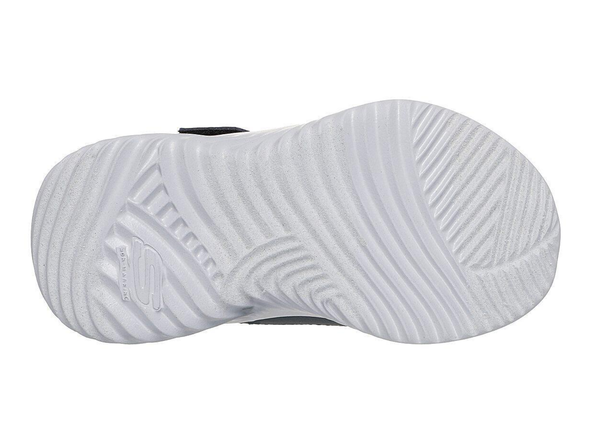 Skechers 406338N Waterproof: Bounder - Venture Squad - Black Charcoal sole with brand logo on a white background